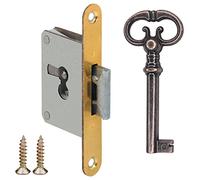cyclingcolors 3666690039712 Left-Hand mortice Lock, Bronze and Brass