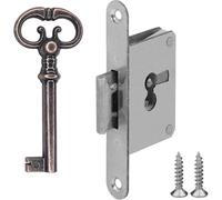 cyclingcolors Cabinet Mortice Lock with Key Vintage Furniture Wardrobe Drawer Cabinet Door, Right