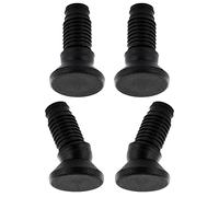 cyclingcolors 4 Pack Round Polyamide Chair Gliders, Black