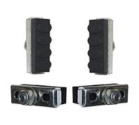 cyclingcolors 4 x Bicycle Brake Pads Rubber 35 mm 4 Points Aluminium Screw On Vintage Racing Cycle