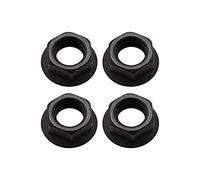 cyclingcolors 4 x M10 Cranked Base Nuts Square Axis Bicycle Crank Attachment for Cycling Mountain Bike Road City Vintage