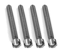 cyclingcolors 4 x Raw Steel Cross Head Bed Screws Diameter 8 mm x 60 mm Pitch 150 mm Screw Direct Thread Furniture Repair Replacement Cabinet Assembly
