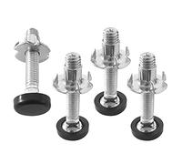 cyclingcolors 4x Adjustable leveling feet M8 adjuster furniture leveler with T-nut foot leveller table chair