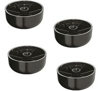 cyclingcolors 4x foot cap leg 45mm 55mm glides round end tube plastic furniture feet protector pad chair (D = 55mm)