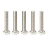 cyclingcolors 5 x DIN 933 ISO 4017 Stainless Steel A2 Fully Threaded Metric Hex Head Bolt, M14 x 70 mm