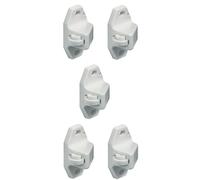 cyclingcolors 5 x Roller Catch for Screwing Spring White Plastic Furniture Door Stopper Furniture Catch Furniture