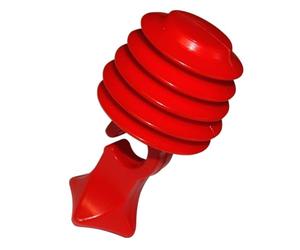 cyclingcolors AIR HORN RING BELL HAND TRUMPET KLAXON ACOUSTIC CHILDREN BABY 19MM RED PLASTIC