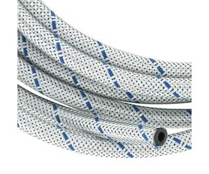 cyclingcolors benzinschlauch Stahlflex Petrol Hose Steel Flex, Silver, länge 1m