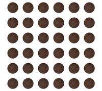 cyclingcolors Béton Marron Self-Adhesive Cover Caps 25 mm Cabinet Shelf Drill Hole Cover for Gluing Protective Caps Pack of 36