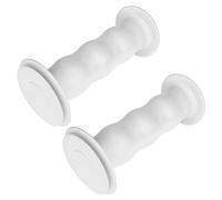 cyclingcolors Bicycle Grips 85 mm Handlebar 19 mm MTB Vintage Child Non-Slip Bicycle, White