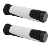 cyclingcolors Bicycle Handle 125 mm Diameter 22 mm Dual Density Soft Unisex Handlebar Mountain Bike Road Scooter Cycle White