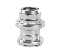 cyclingcolors Bicycle headset 1 inch screwable steel chrome-plated silver ball bearing shells 27 mm