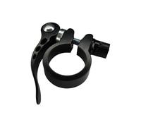 cyclingcolors Bicycle Seat Post Clamp Quick Release Seat Clamp Aluminium Seat Clamp Mountain Bike Road Bike Diameter 34.9 mm (Black)