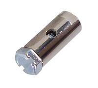 cyclingcolors BIKE ADJUSTABLE CABLE BARREL CLAMP DIAMETER 6mm LENGHT 14mm GEAR BRAKE GUIDE HANGER END STOP MTB ROAD VINTAGE MOPED ROLLER SCOOTER