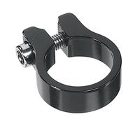 cyclingcolors BIKE SEATPOST CLAMP 1 1/8" 1 1/4" 1 3/8" SEAT POST SCREW ALLOY BLACK (1 1/8" (28.6mm))