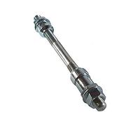 cyclingcolors BIKE WHEEL REAR AXLE 9.5x165MM UNIVERSAL SPINDLE HUB SOLID VINTAGE FIXIE BMX CYCLE MTB 9.5MM 165MM SILVER VINTAGE OLD SCHOOL SINGLESPEED REPLACEMENT PART
