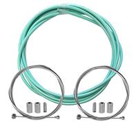 cyclingcolors Brake Cable Cover Bowden Cable Brake Cable Covers 5 mm with Brake Cable Brake Cable Housing Bicycle MTB Road Bike City Oldtimer, Green Céleste