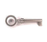 cyclingcolors Contemporary Round Furniture Lock Key 70 mm Matt Nickel