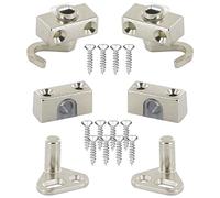 cyclingcolors Fixing mounting System for Cabinet Lock Including Locking Hook Rod Guide Stop Cabinet Door Catch