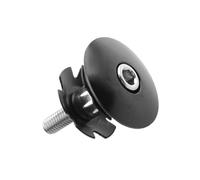 cyclingcolors Headset Cap 1 1/8 Inch 25.4 mm Bicycle Ahead Fork Claw Headset Cap with Star Nut Headset Screw Steering Headset Black