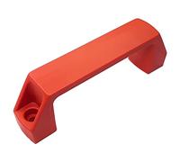 cyclingcolors Heavy Duty Black Plastic 130mm 5 1/8" Industrial Commercial Door Pull Handle, Red