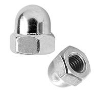 cyclingcolors HEXAGONAL DOME NUT METRIC M4 M5 M6 M8 M9x1 M10 M10x1 5/16" 3/8" CYCLE BIKE MOPED