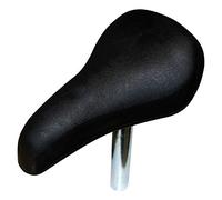 cyclingcolors KIDS BIKE SADDLE COMFORT BLACK PINK WITH SEATPOST 22MM DESIGN SOFT TOUCH FOAM