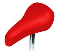 cyclingcolors KIDS BIKE SADDLE COMFORT BLACK PINK WITH SEATPOST 22MM DESIGN SOFT TOUCH FOAM