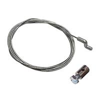 cyclingcolors lawnmower inner throttle clutch cable with cable clamp 6 x 9 mm end wire stop repair lawn mower