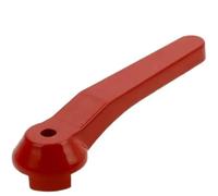 cyclingcolors Lever Handle for Ball Valve Red Lever Aluminium Tap Single Lever Handle Shut-Off Valve Ball Outlet Valve 1/4 Inch - 3/8 Inch