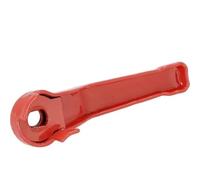 cyclingcolors Lever Handle for Ball Valve Red Steel Lever Water Tap Single Lever Handle Shut-Off Valve Ball Outlet Valve 3/4 Inch