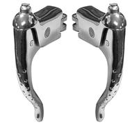 cyclingcolors Levier Unisex Adult Aluminium Performance Brake Lever, Chrome, 22 mm