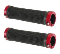 cyclingcolors Lock On Bicycle Handle 125 mm Diameter 22 mm Soft Unisex Handlebar MTB Road Scooter Cycle Red