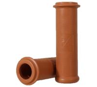 cyclingcolors Motorcycle Grip 123 mm Diameter 24 mm Rubber Handlebar Compatible with Vespa 50 L R 125 VMA VNB 1 2 150 VBA Brown