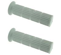 cyclingcolors Motorcycle Grip 125 mm Diameter 24 mm Rubber Handlebar Compatible with Vespa 50 90 125cc Primavera Grey