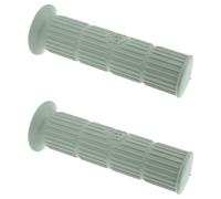 cyclingcolors Motorcycle Grip 130 mm Diameter 24 mm Rubber Handlebar Compatible with Vespa PX 125 150cc, Grey