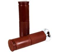 cyclingcolors Motorcycle Grip 130 mm Diameter 24 mm Rubber Handlebar Compatible with Vespa PX, Dark Brown