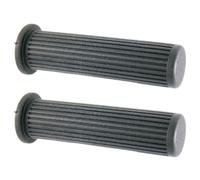 cyclingcolors Motorcycle Grip 135 mm Diameter 24 mm Rubber Handlebar Compatible with Vespa PX Arcobaleno 125 150 200cc Black