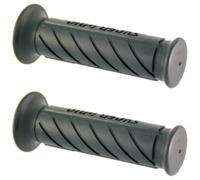 cyclingcolors Motorcycle Grip Rubber Handlebar 128 mm Strong Grip Ideal Scooter Maxiscooter Moped, Black