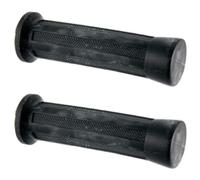 cyclingcolors Motorcycle Grips 125 mm Diameter 24 mm Rubber Handlebar Compatible with Vespa PK 50 CC Black