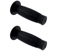 cyclingcolors Motorcycle Handle 125 mm Rubber Handlebar Ideal for Cafe Racer Scooter Maxiscooter Moped, Black