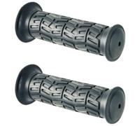 cyclingcolors Motorcycle Handle Rubber 120 mm Ideal for Scooter Maxiscooter Moped, Black