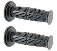 cyclingcolors Motorcycle Handle Rubber 125 mm Ideal for Scooter Maxiscooter Moped, Black