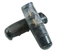 cyclingcolors Pair of grey handlebar grips, vintage bicycle grips, rubber grip, fixie grip rubber, kid