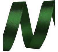 cyclingcolors Polyester Satin Ribbon - 12mm x 22m - Gift Wrap Ribbon for Packaging, Decoration, Birthday, Cakes, Sewing, Crafts & Floristry - Forest Green