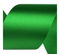 cyclingcolors Polyester Satin Ribbon - 40mm x 22m - Gift Wrap Ribbon for Packaging, Decoration, Birthday, Cakes, Sewing, Crafts & Floristry - Fern Green