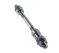 cyclingcolors Rear Axle 3/8 Inch x 155 mm Bicycle Universal Axle Solid Hub Rear Wheel Vintage Vintage Vintage Cycling MTB Racing Bike Fixie Single Speed