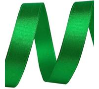 cyclingcolors Satin Polyester Ribbon - 12mm x 22m - Gift Wrap Ribbon for Packaging, Decoration, Birthday, Cakes, Sewing, Crafts & Floristry - Fern Green
