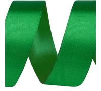 cyclingcolors Satin Polyester Ribbon - 20mm x 22m - Gift Wrapping Ribbon for Packaging, Decoration, Birthday, Cakes, Sewing, Crafts & Floristry - Irish Green