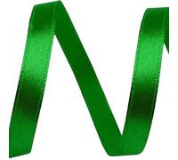cyclingcolors Satin Polyester Ribbon - 6mm x 22m - Gift Wrapping Ribbon for Packaging, Decoration, Birthday, Cakes, Sewing, Crafts & Floristry - Fern Green